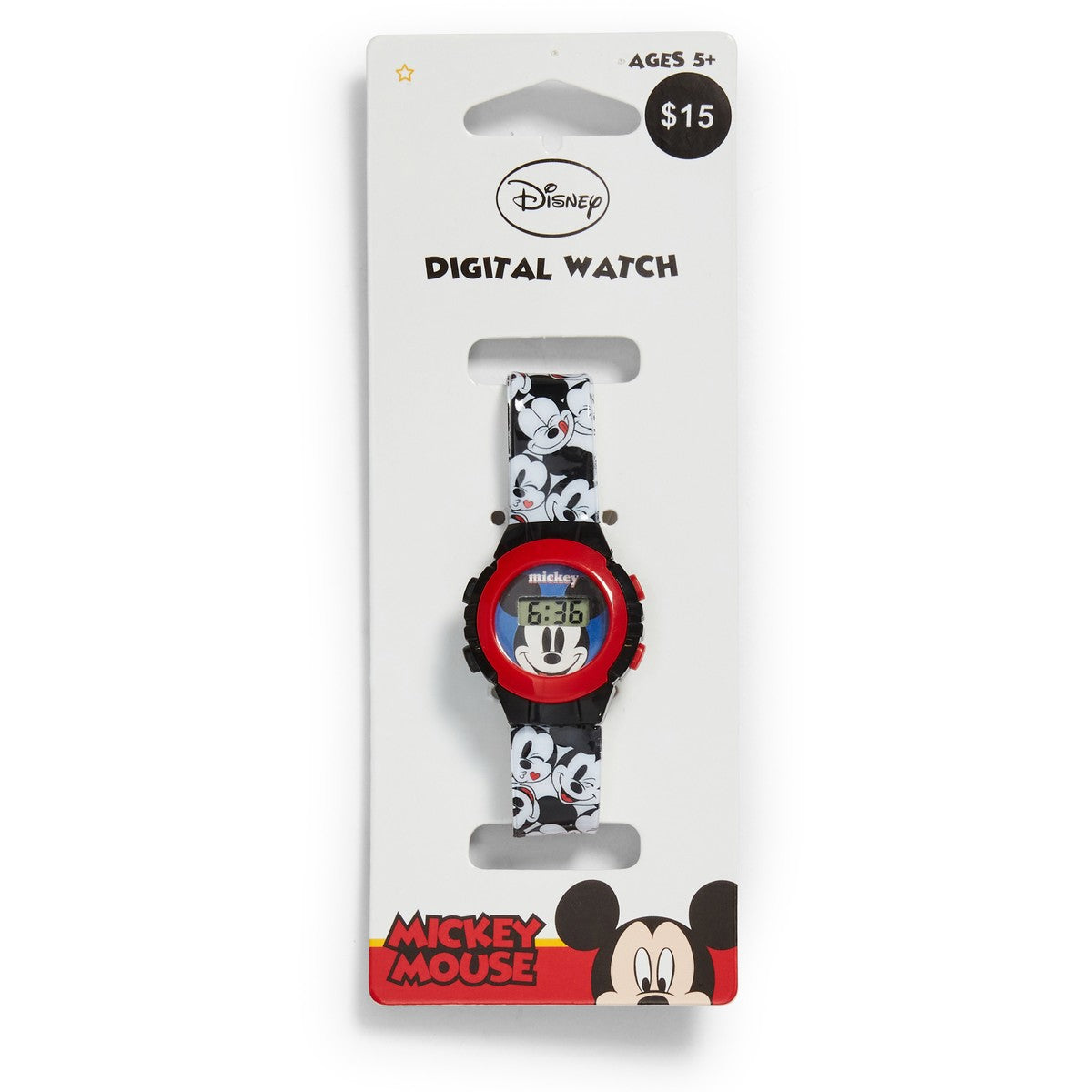 Disney Kids Mickey Mouse Digital Watch - Black - TheITmart