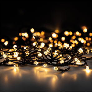Lytworx 19.9m 200 Warm White Connectable Facet Bud LED Fairy Lights
