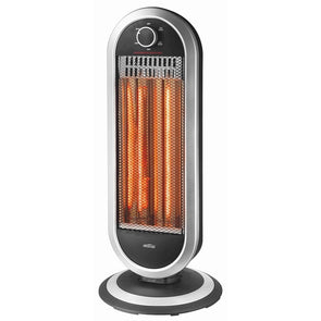 Mistral 900W Portable Carbon Fibre Heater / 2 Heat Settings/ Tip Over Safety Switch