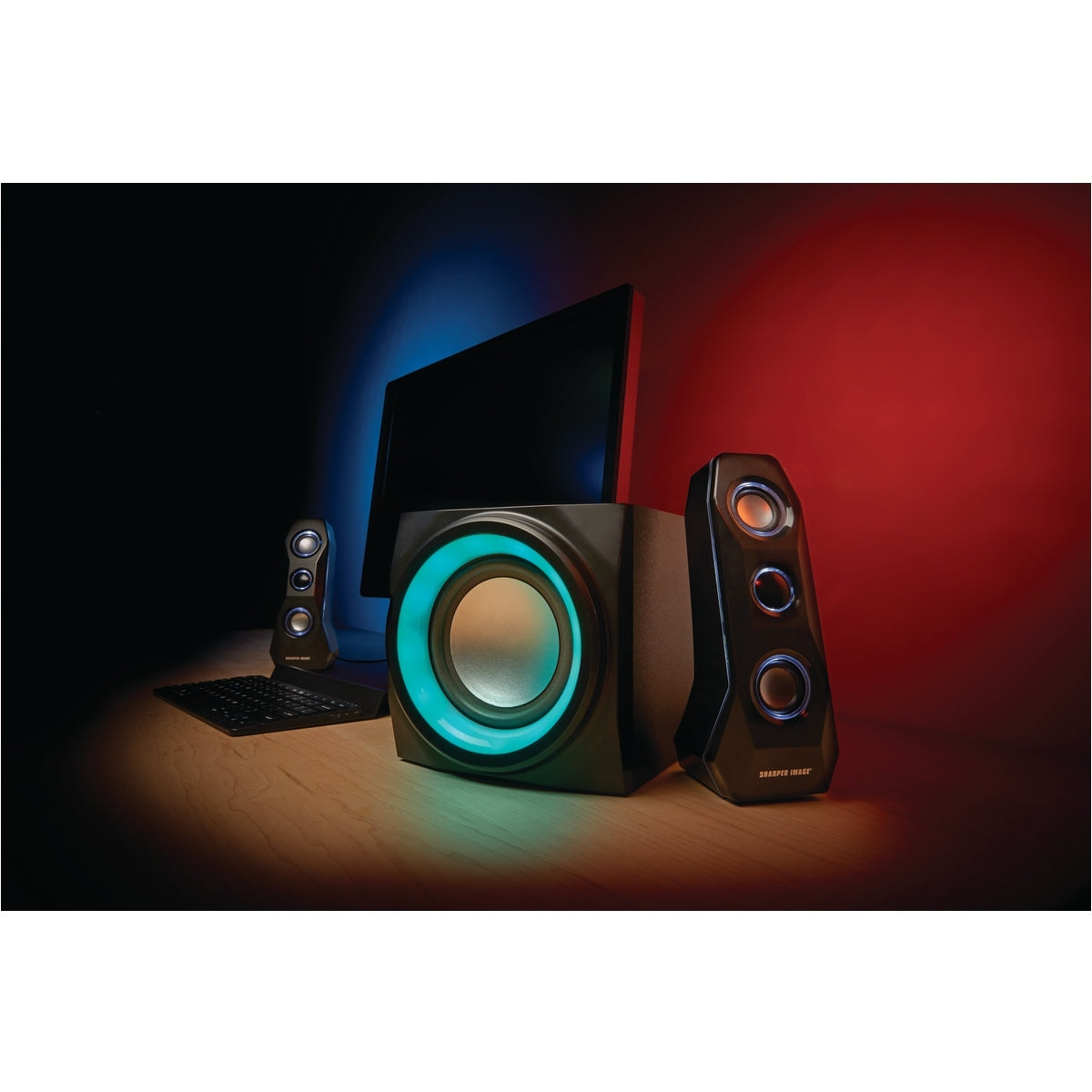 Gaming Light Up Surround Sound with Multi-Colour LED Lights - TheITmart