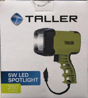Taller TL1196 LED 250 Lumen Spotlight with 3.7v 2000mAh Battery/Splash Proof