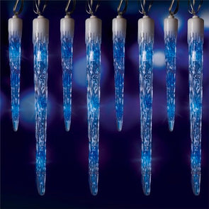 Lytworx Low Voltage Giant Icicle Lights -24 Pack/72 Blue LEDs
