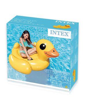 Intex Inflatable Yellow Duck Ride-On