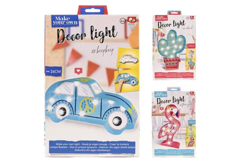 Craft Kit Make your Own Decor LED Light/Beep Beep/Flamazing/Cactus - TheITmart