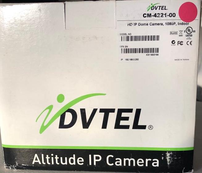 DVTEL CM-4221-00 Day/Night HD Indoor Mini-Dome Fixed Camera