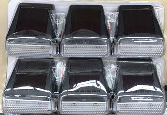 Click 6 Pack Mason Solar LED Wall Light