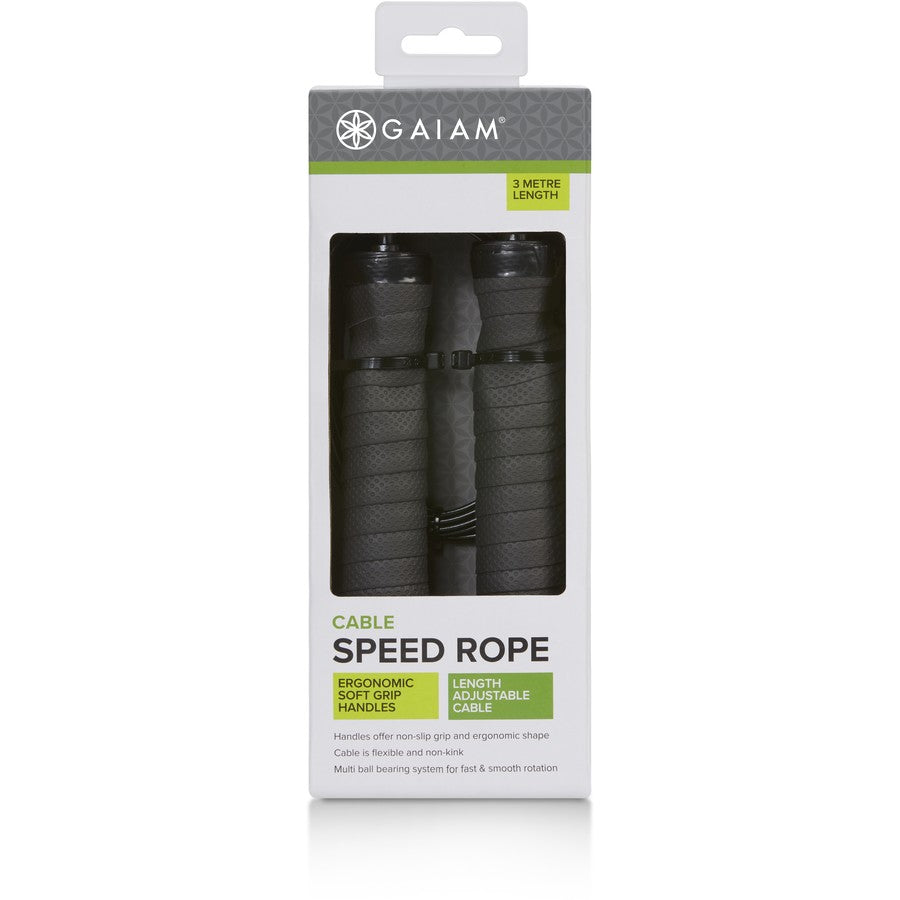 Cable Speed Rope /  Ergonomic soft grip handles