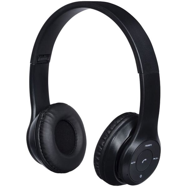 Qudo Black Wireless Headphones with Quick Charge