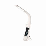 Verve Design White Angus LED Desk Lamp With USB Charging Port / Flexible Gooseneck