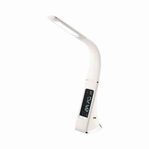 Verve Design White Angus LED Desk Lamp With USB Charging Port / Flexible Gooseneck