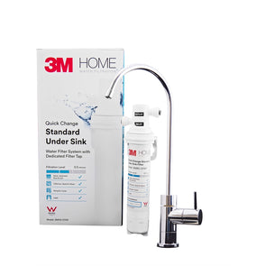 3M Home Under Sink Water Filter System / Compact Design Fits Any Kitchen