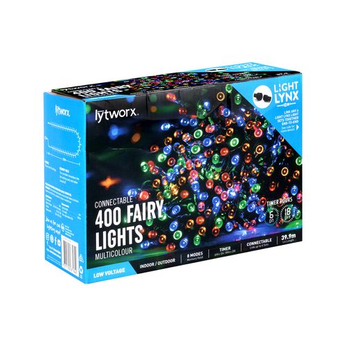 Lytworx Multicolour Connectable 400 Fairy Lights
