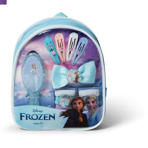 Disney Frozen II Blue 12 Piece Hair Accessory Backpack/Ideal Gift Pack for 3+ Years