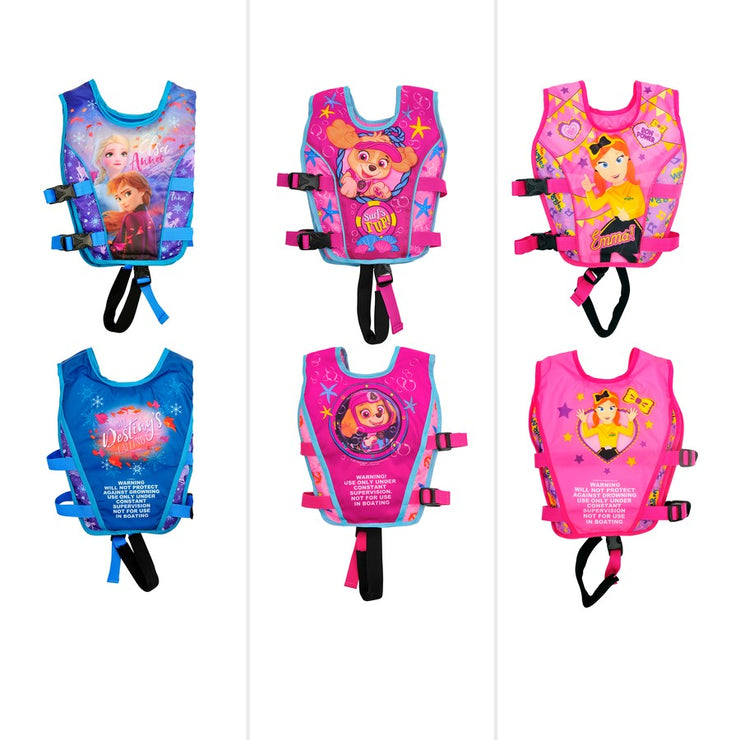 Hyper Extension Licensed Swimming Aid Vest - Assorted* / Adjustable Straps