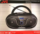 JVC RD-N327A Boombox Portable Bluetooth CD Player - TheITmart