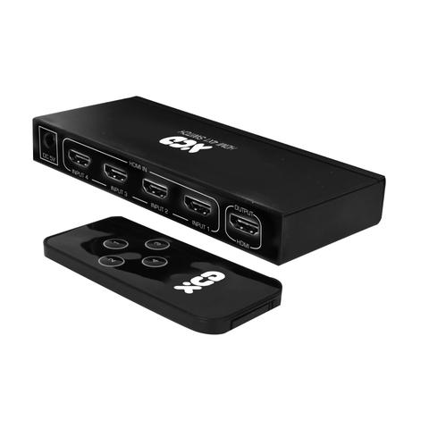 XCD HDMI 4-to-1 Spliter with Remote / Black
