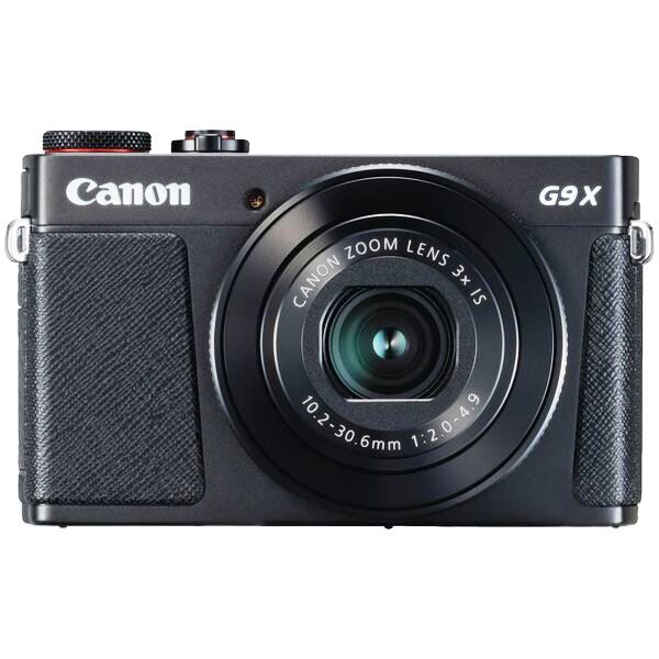 Canon PowerShot G9X Mark II Camera Black/ 20.1 MP with 28 mm Wide Angle Lens