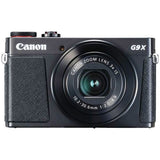 Canon PowerShot G9X Mark II Camera Black/ 20.1 MP with 28 mm Wide Angle Lens