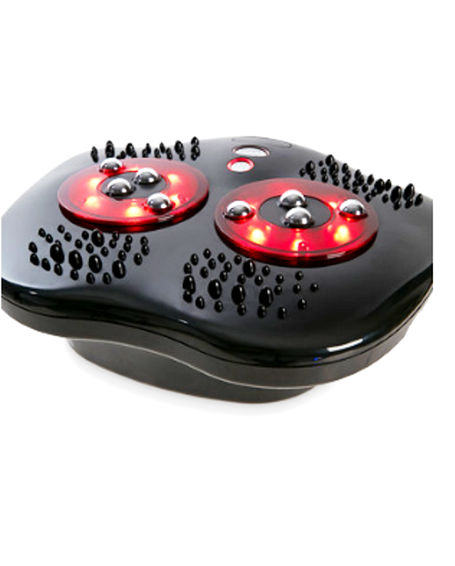 Anko Black Electronic Foot Massager with Heat / 3 Rotation Speeds - TheITmart