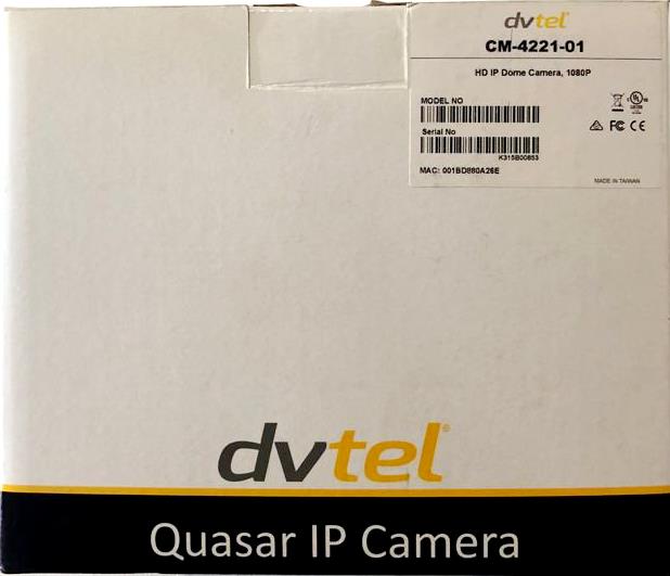 DVTEL CM-4221-01 Day/Night HD Mini-Dome Fixed Camera