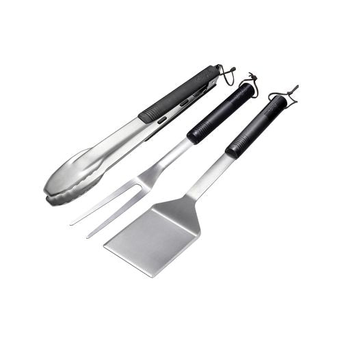 Char-Griller Long 3 Piece Tool Set/Solid Heavy Duty Blade