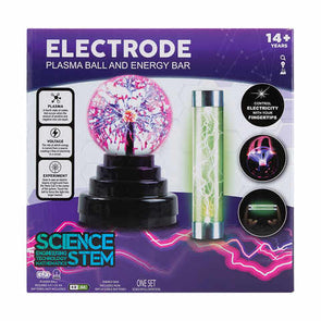 Science Squad Electrode Plasma Ball and Energy Bar /Suitable for Ages 14+ Years