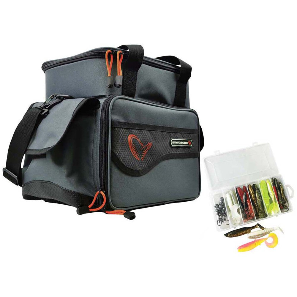 mpp savage gear Savage MPP 50 piece Multi Purpose Lure Kit and Tackle Bag – TheITmart