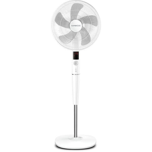 Kambrook 40cm DC Quiet Pedestal Fan White - KPF849WHT