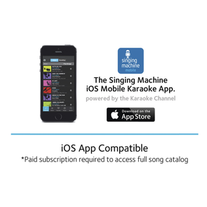 The Singing Machine SML385BTBK Bluetooth CD+G Karaoke System (Black)