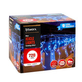 Lytworx Low Voltage 10m Blue/White LED Snowing Icicle Lights - TheITmart