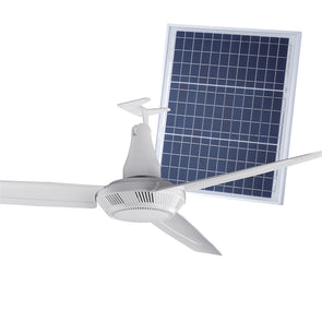 Arlec 90cm Camping ABS Ceiling Fan 3 Blades With Solar Panel