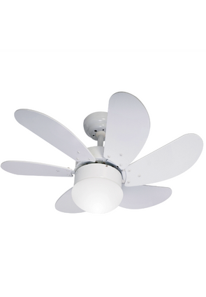Arlec 75cm White Little Max Ceiling Fan / Suitable for Summer & Winter