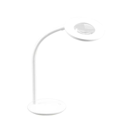 Verve Design 230lm LUKA MAGNIFYING DESK LAMP/Flexible Gooseneck