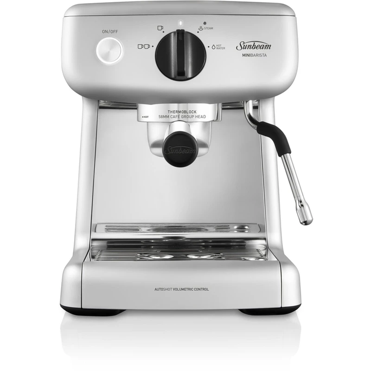 Sunbeam Mini Barista Expresso Machine (Silver) EM4300S
