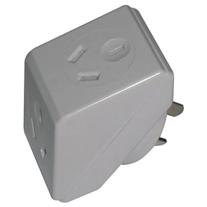 Target Vertical Double Adaptor/ 240v 10A 2400W/ AU & NZ
