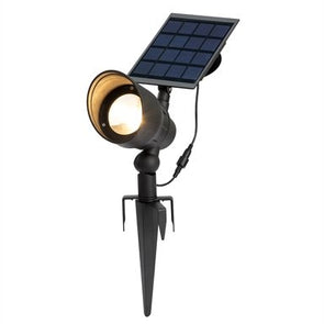 Arlec 100 Lumens LED Garden Spot Solar Light / 6-8 hours Run Time/ Weather Resistant