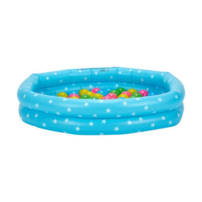 Inflatable 2 Ring Pool - Blue / Size 17cm (H) x 85cm (Dia)