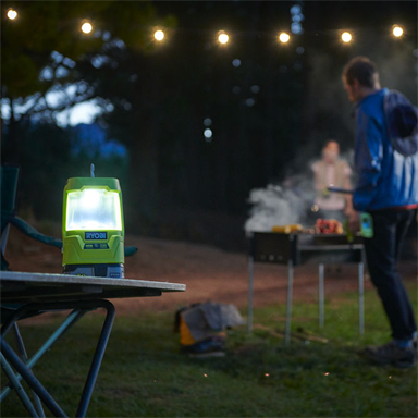Ryobi One+ 18V LED Area Light With USB Port - Skin Only Portable