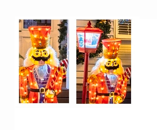 Mirabella 1.5m Festive 3D Fabric Nutcracker