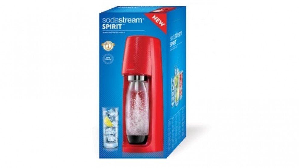 SodaStream Spirit Sparkling Water Maker / Red – TheITmart
