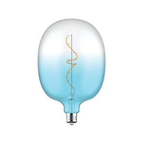 Luce Bella Blue Round Vase E27 LED 160lm Warm White 5W Globe