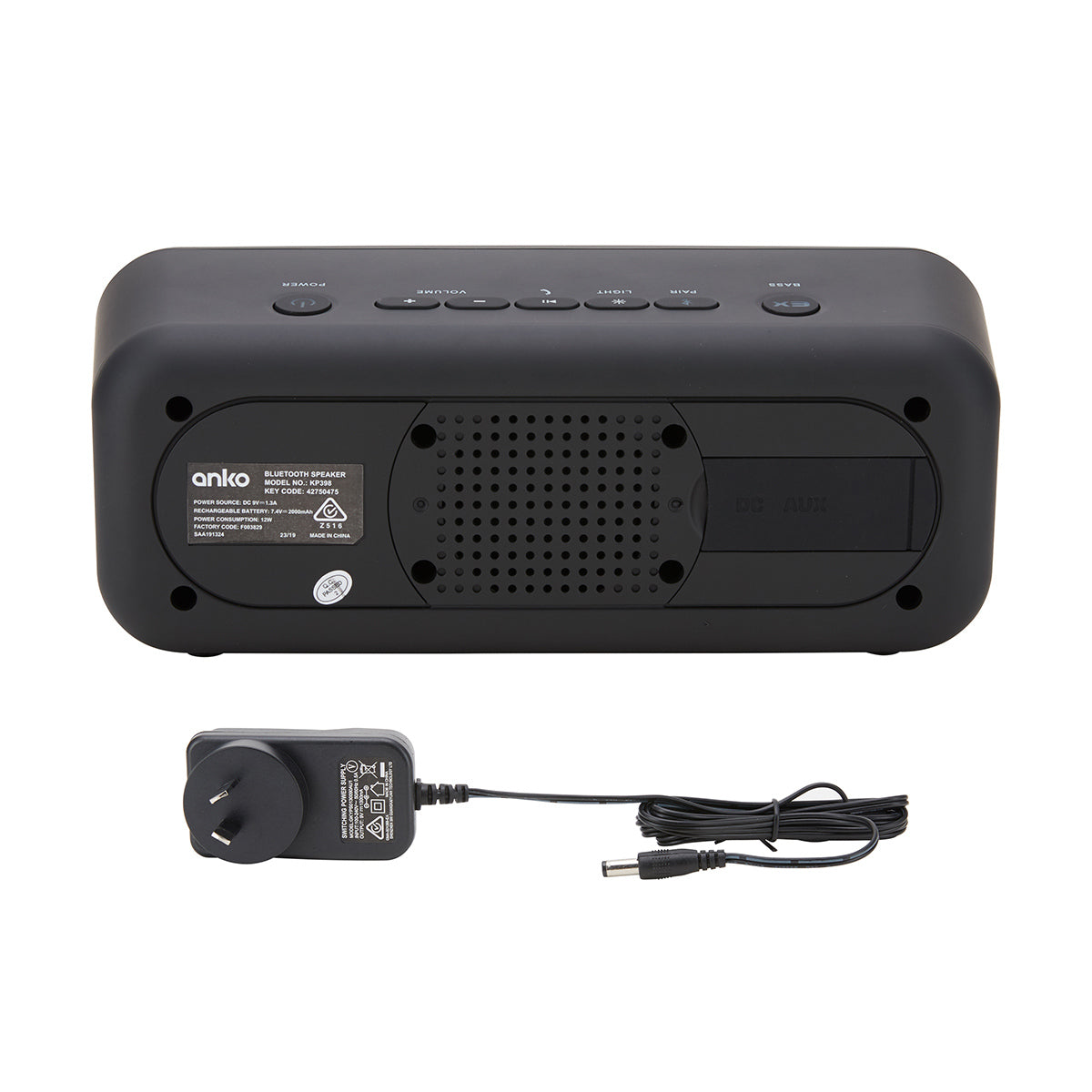 Bluetooth Sound Blaster Extra Bass Portable Speaker - Black - TheITmart