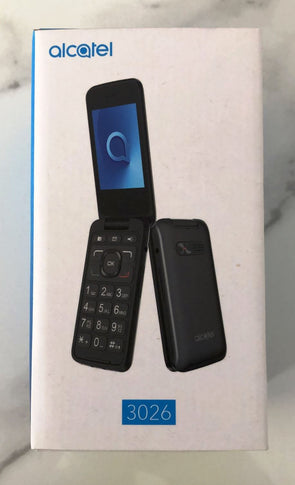 Alcatel 3G 3026 Locked to Voda Phone - Black / Remain Safe