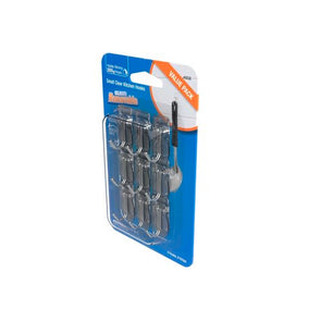 Permastik Clear Humidity Resistant Kitchen Hooks - 9 Pack