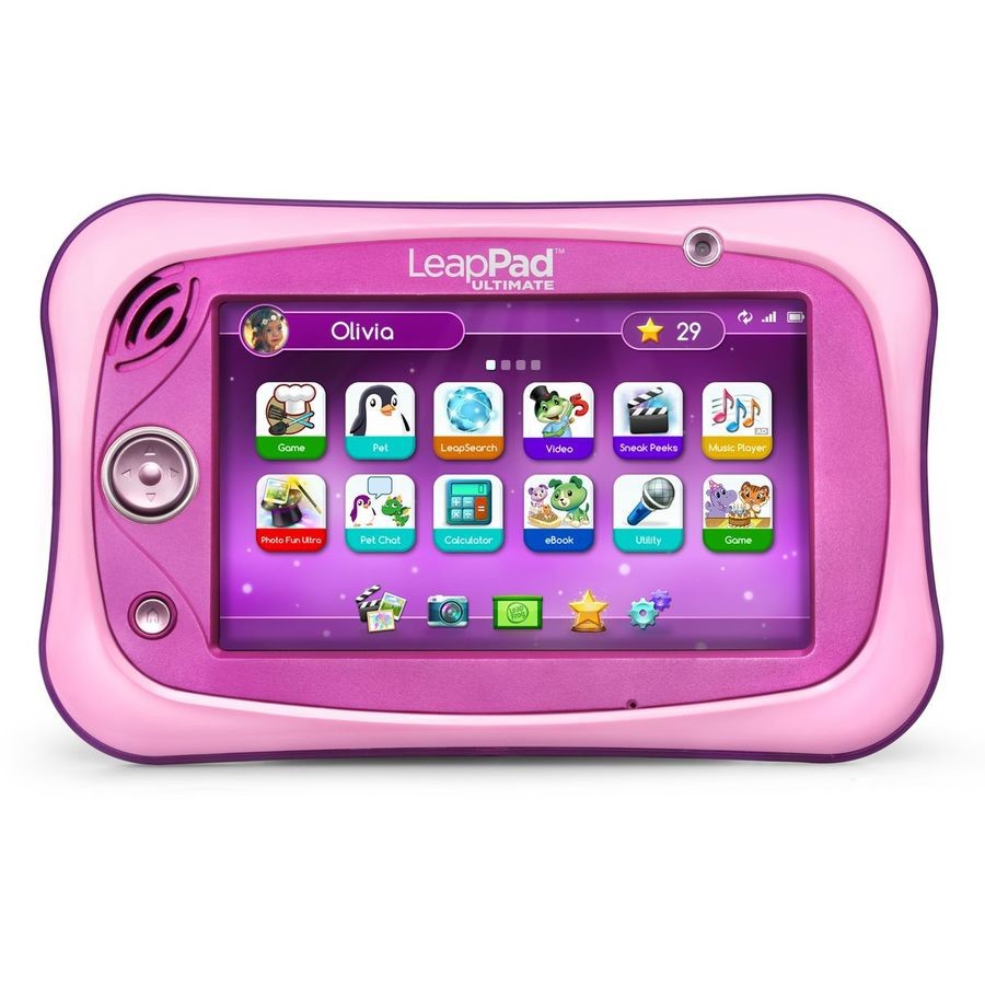 LeapFrog LeapPad Ultimate Bundle Kids Safe Learning Tablet - Green / Pink - TheITmart