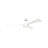 Brilliant 21585/05 132cm 3 Blades Fairwind Ceiling Fan - White - TheITmart