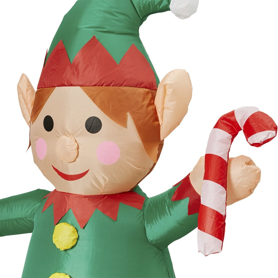 Mirabella Christmas Low Voltage 1.2m Inflatable Elf / White LED - TheITmart
