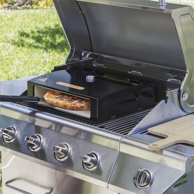 Bakerstone Barbeque Pizza Oven Box/Bake Pizza & Foods like a Wood-Fired Oven - TheITmart