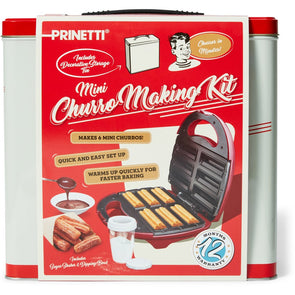 Prinetti Mini Churro Kit / Makes 6 Churros/ Non-Stick Coating