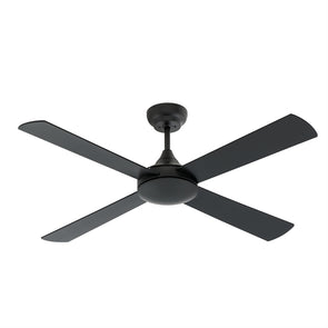 Arlec 130cm Matte Black Colorado 4 Blade Ceiling Fan